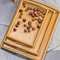 طقم صواني تقديم خشبية