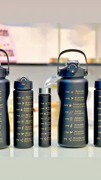 زجاجة مياه رياضية مع مؤقت (Gym Bottle)