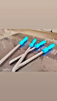 أدوات تنظيف زجاجات - مقابض زرقاء