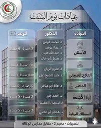 خدمات عيادات يوم السبت - مجمع الطب المستمر (Medicare Clinic)