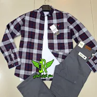 طقم قميص كاروهات وبنطال قماشي - غانت (Gant)