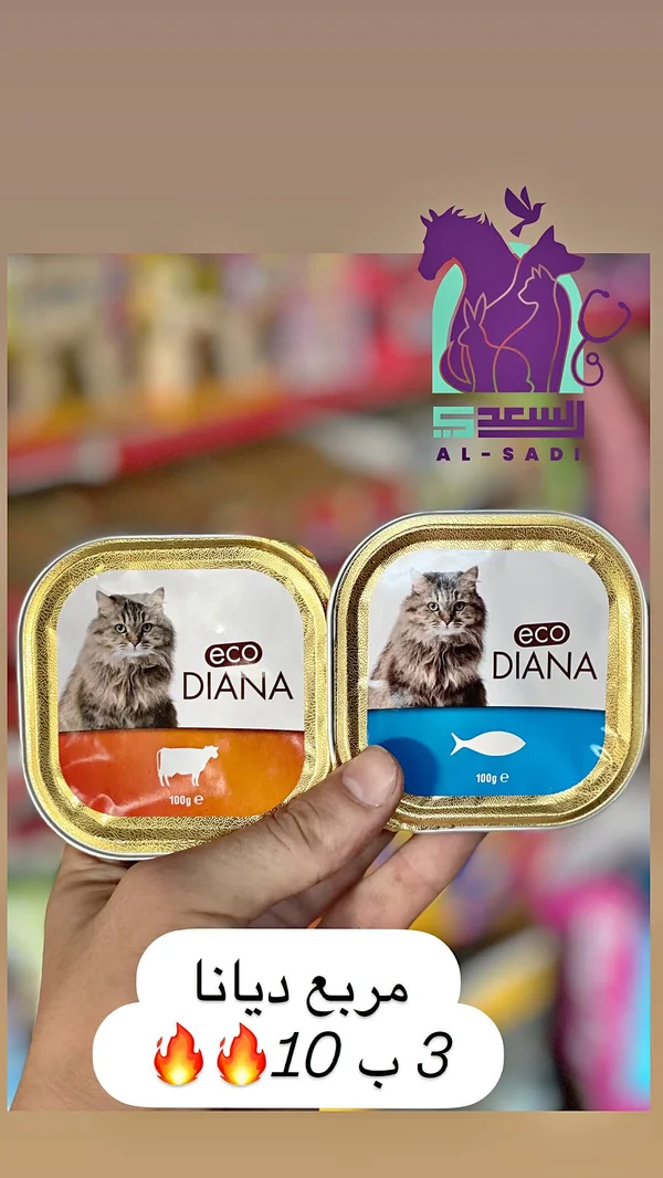طعام قطط ديانا (Diana) - مواشي وأغنام - سوق غزة