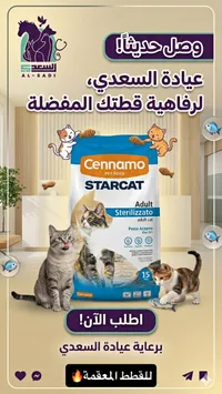 طعام قطط معقمة بالسمك الأزرق - ستاركات من سينامو (Cennamo) - سوق غزة