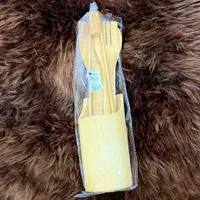 مجموعة ملاعق خشبية