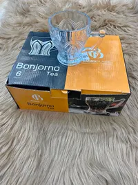 طقم أكواب شاي بونجورنو - بانا غلاس (Banna Glass)