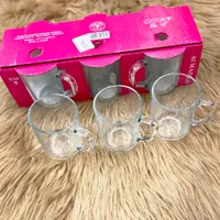 طقم أكواب زجاجية 6 قطع - ميجا جلاس (Mega Glass)