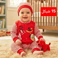 طقم ملابس مواليد قطني - ماي ليتل سوسيج - سوق غزة