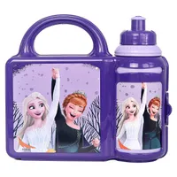 حافظة طعام مع زجاجة مياه - فروزن (Frozen)