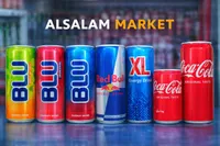 مشروبات طاقة متنوعة - بلو وريد بول وكوكاكولا