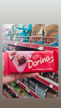 شوكولاتة دورينا بالفراولة والفانيليا (Dorina)