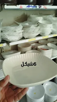أطباق زجاجّ - 6 شيكل