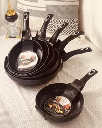طقم مقالي جرانيت غير لاصقة - سيمبلي شيف (Simply Chef)
