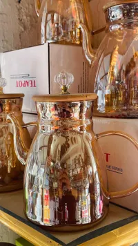 إبريق شاي زجاجي فاخر - سلسلة بوتيك (Teapot)