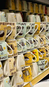 مج سيراميك للقهوة بتصاميم متنوعة