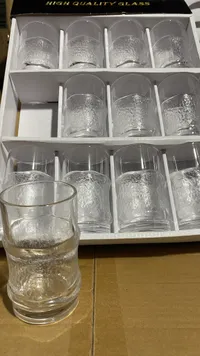طقم كاسات زجاجية عالية الجودة