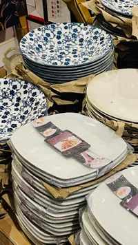 طقم صحون تقديم سيراميك