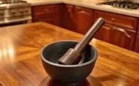 هاون يدوي من الجرانيت الصلب