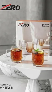 طقم أكواب زجاجية - زيرو (Zero)