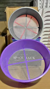 منخل مطبخ بلاستيكي - سبايس راك (Spice Rack)