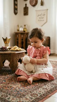 فستان العيد الأنيق للفتيات الصغيرات