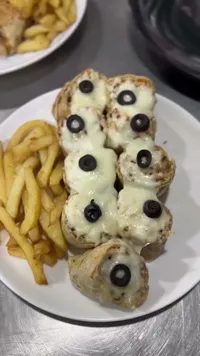 وجبة شاورما دجاج مع بطاطس