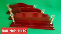 قاعدة مكتب خشبية فاخرة مع كرات كريستال (موديل 8-10)