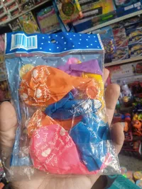 بالونات ملونة مطبوعة