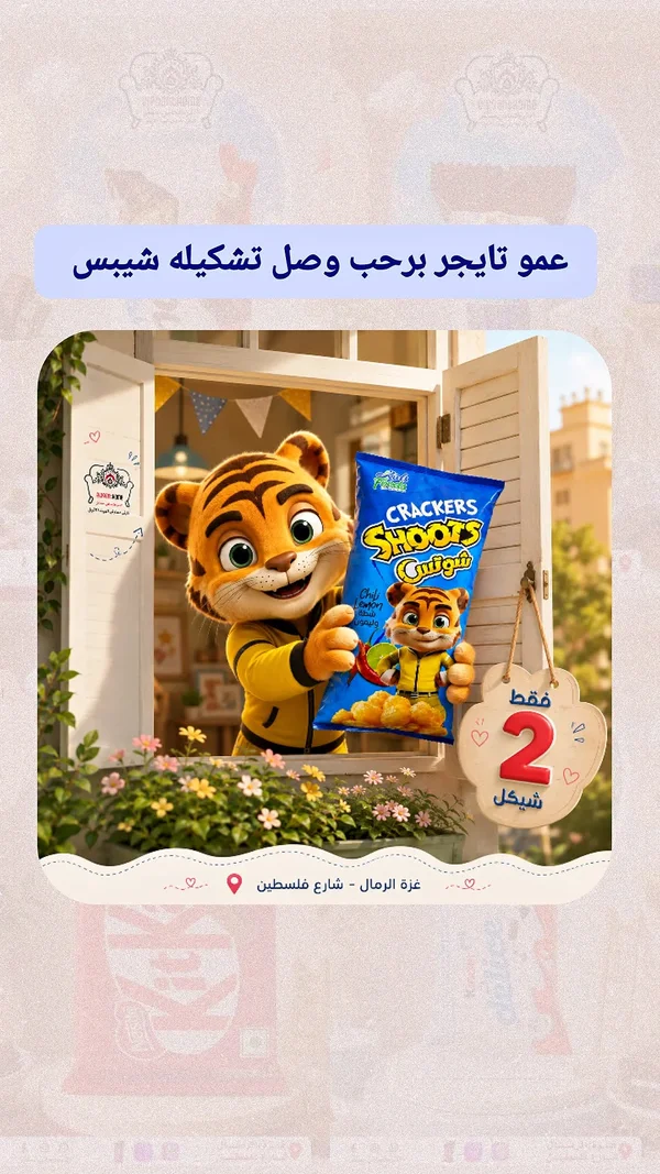 مقرمشات شوتس - تشيلي ليمون (Shoots) - مواد غذائية وبقالة - سوق غزة