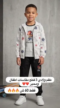 طقم ولادي 3 قطع