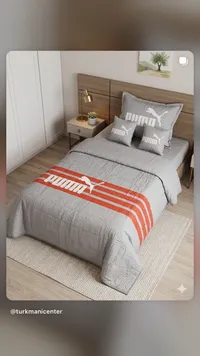 طقم مفروشات سرير رياضي - بوما (Puma)