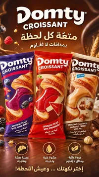 كرواسون محشو - دومتي (Domty)