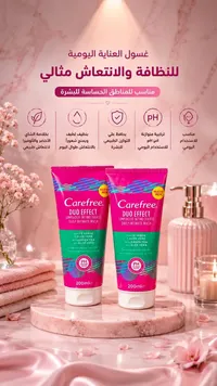 غسول يومي للمناطق الحساسة - كيرفري (Carefree)