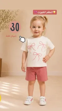 طقم بناتي لطيف (Cute Set)