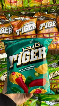 شيبس بطاطس بطعم الفلفل الحلو - تاجر (Tiger)