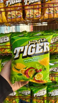 شيبس بطاطس مقرمش بطعم الشطة والليمون - تايجر (Tiger)