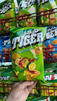 شيبس بطاطس مقرمش بطعم الشطة والليمون - تايجر (Tiger)