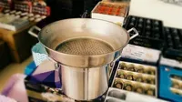 قدر طبخ استانلس ستيل بمصفاة