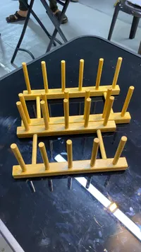 رف عرض خشبي - حامل أدوات مطبخ