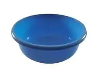 وعاء بلاستيكي أزرق