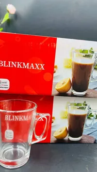 طقم أكواب زجاجية للمشروبات الساخنة - بلينك ماكس (Blinkmaxx)