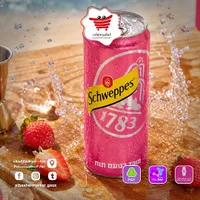 مشروب غازي بنكهة الفراولة - شويبس (Schweppes)