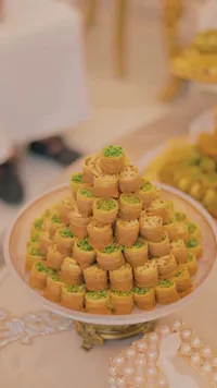 عش البلبل بالفستق الحلبي