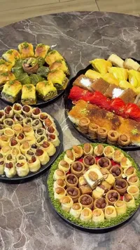 تشكيلة حلويات شرقية مشكلة