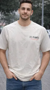 تي شيرت دي إس فلاورز - DS FLOWERS