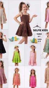فستان صيفي للبنات - سيلفي كيدز (Selfie Kids)