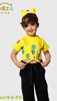 تيشيرت بطبعة أناناس - IEZO KIDS