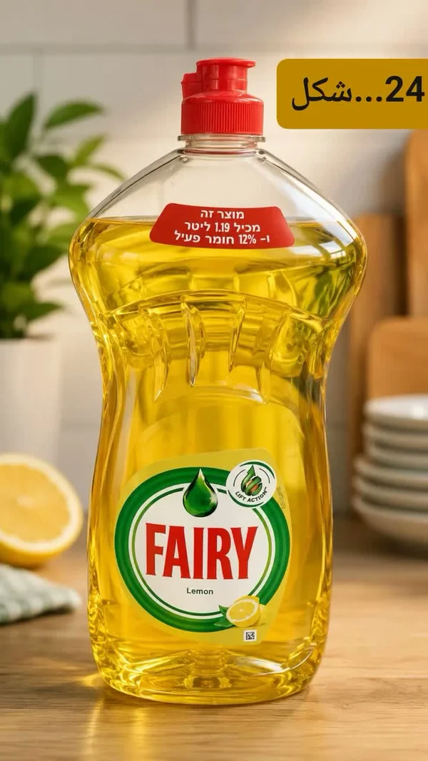 سائل جلي بالليمون - فيري (Fairy) - مواد غذائية وبقالة - سوق غزة