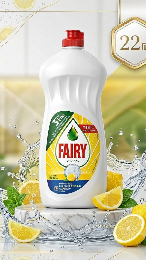 سائل جلي فيري بالليمون - فيري (Fairy) - مواد غذائية وبقالة - سوق غزة