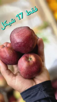 تفاح أحمر طازج - سوق غزة