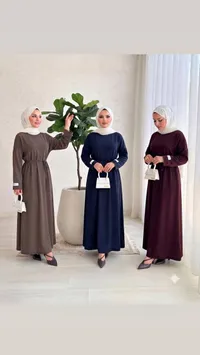 فستان نسائي طويل - ماركة غير معروفة